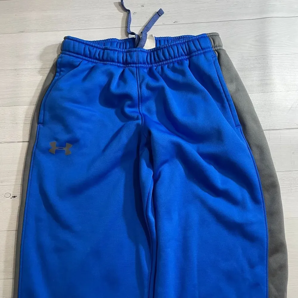 Under Armour boys blue fleece‎ lined pants youth large